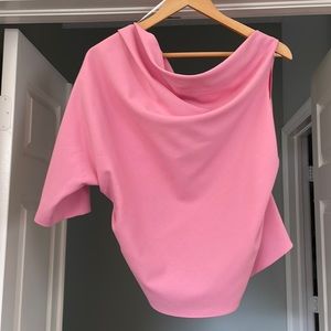 ZARA ONE SLEEVE OFF SHOULDER BLOUSE - NWT - XL